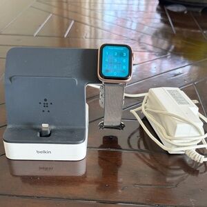 Belkin Charging Dock for cell phone 10 11 12 13. Also charges your Apple Watch